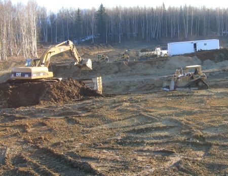 Cleared Construction project in wasilla alaska